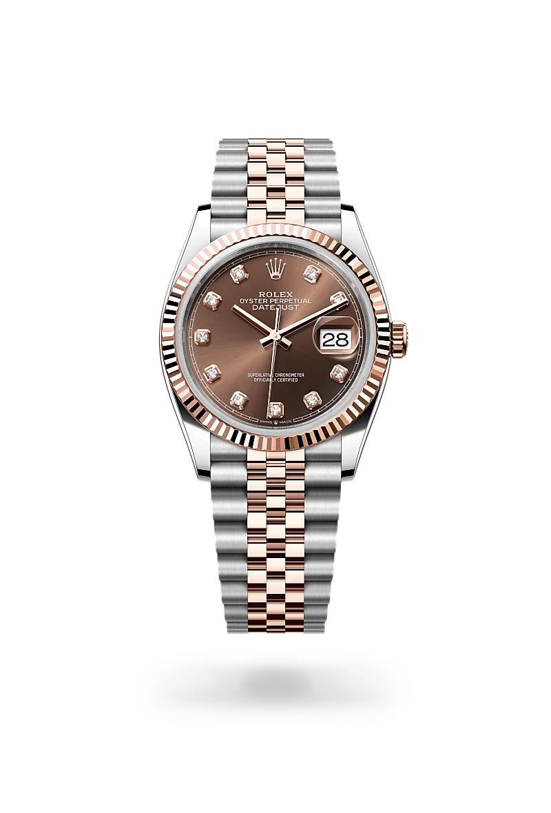 Rolex Datejust in Everose Rolesor - combination of Oystersteel and Everose gold, M126231-0053 - Michael Jones Jeweller