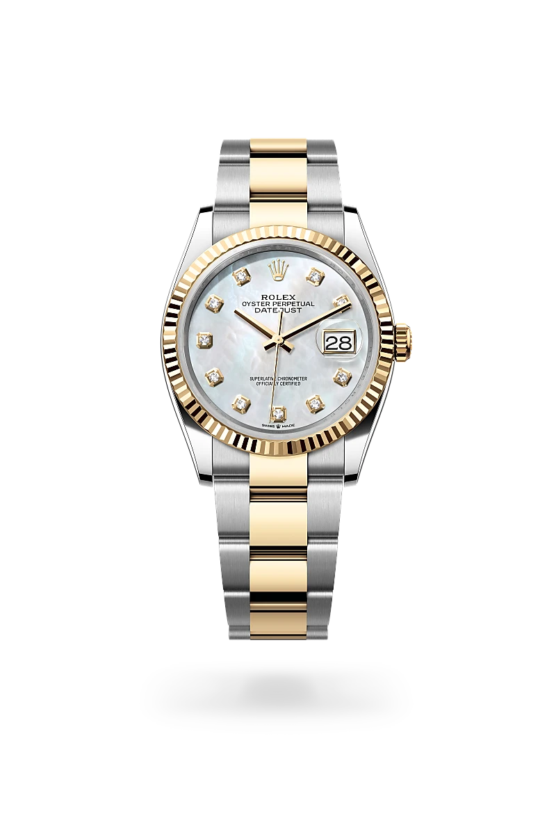 Rolex Datejust in Yellow Rolesor - combination of Oystersteel and yellow gold, M126233-0024 - Michael Jones Jeweller