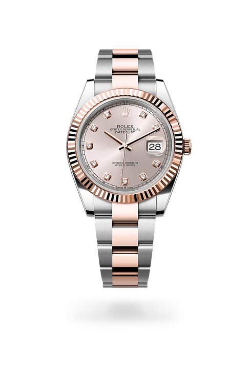Rolex Datejust in Everose Rolesor - combination of Oystersteel and Everose gold, M126331-0007 - Michael Jones Jeweller