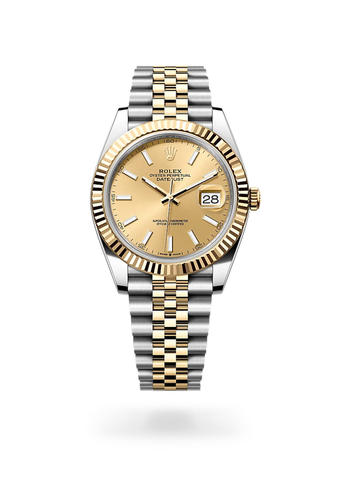 Rolex Datejust in Yellow Rolesor - combination of Oystersteel and yellow gold, M126333-0010 - Michael Jones Jeweller