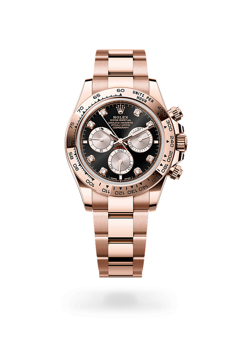 Rolex Cosmograph Daytona in 18 ct Everose gold, M126505-0002 - Michael Jones Jeweller
