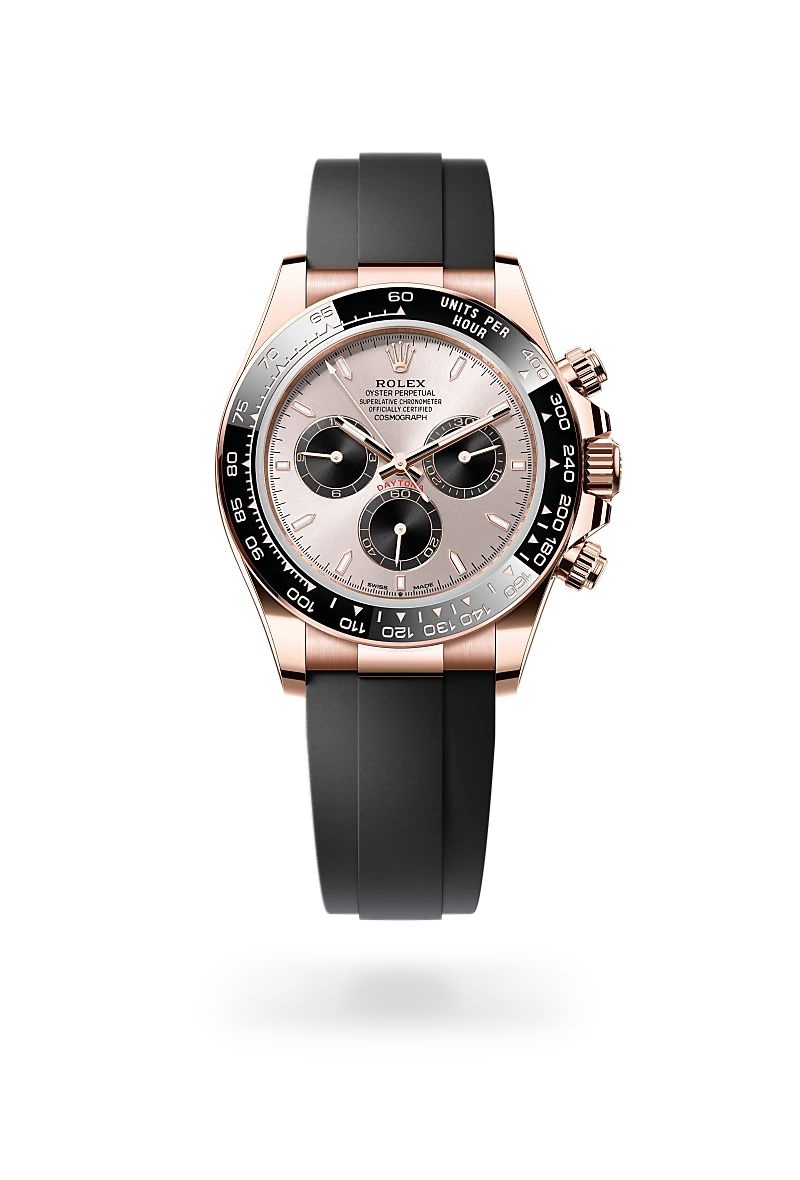 Rolex Cosmograph Daytona in 18 ct Everose gold, M126515LN-0006 - Michael Jones Jeweller