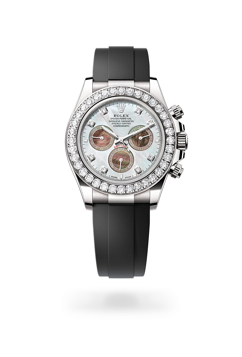 Rolex Cosmograph Daytona in 18 ct white gold, M126589RBR-0001 - Michael Jones Jeweller