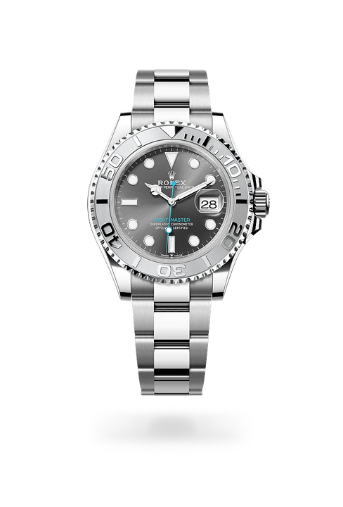 Rolex Yacht-Master in Rolesium - combination of Oystersteel and platinum, M126622-0001 - Michael Jones Jeweller