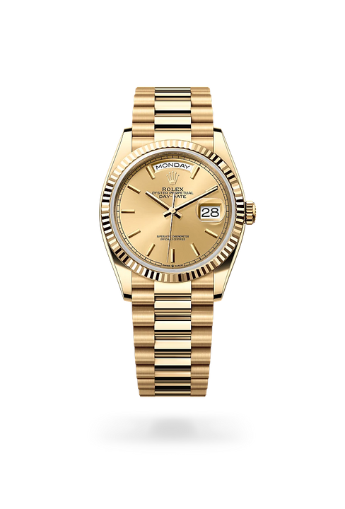 Rolex Day-Date in 18 ct yellow gold, M128238-0045 - Michael Jones Jeweller