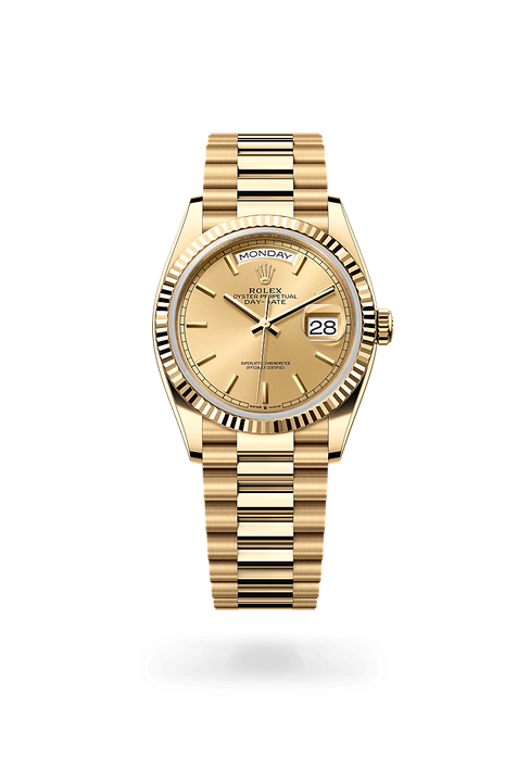 Rolex Day-Date in 18 ct yellow gold, M128238-0045 - Michael Jones Jeweller