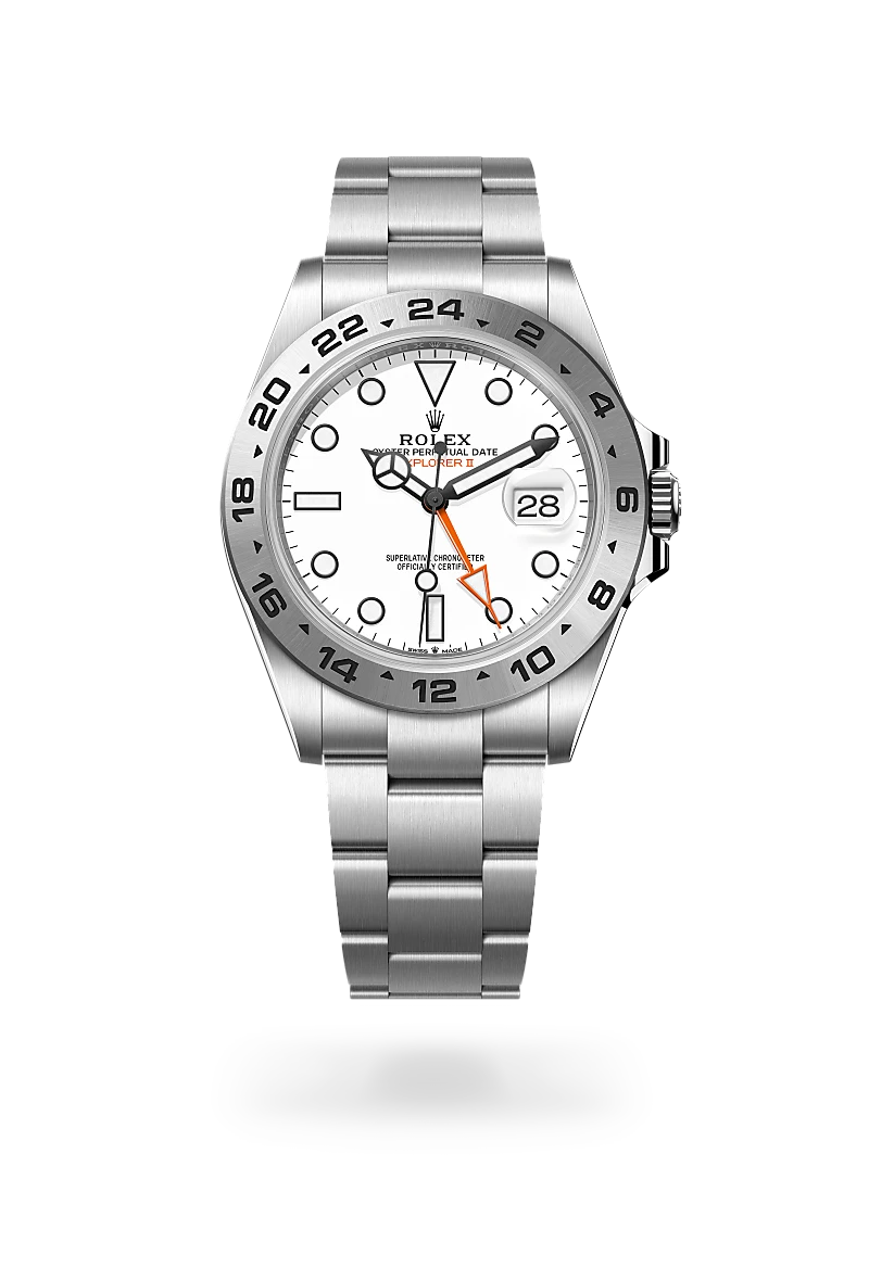 Rolex Explorer II in Oystersteel, M226570-0001 - Michael Jones Jeweller