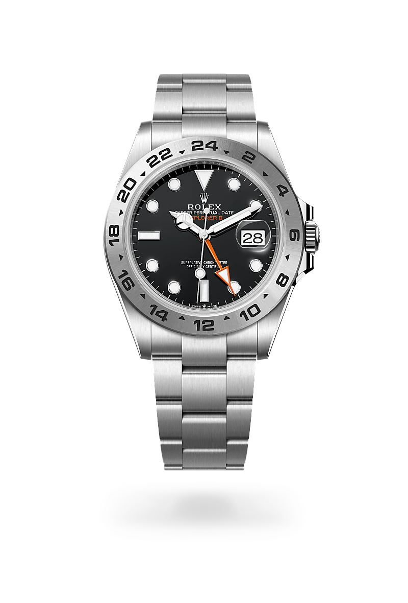 Rolex Explorer II in Oystersteel, M226570-0002 - Michael Jones Jeweller