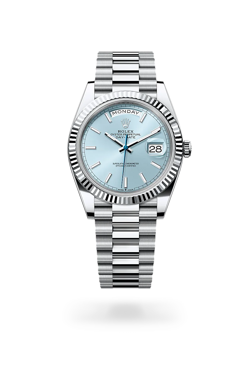 Rolex Day-Date in Platinum, M228236-0018 - Michael Jones Jeweller