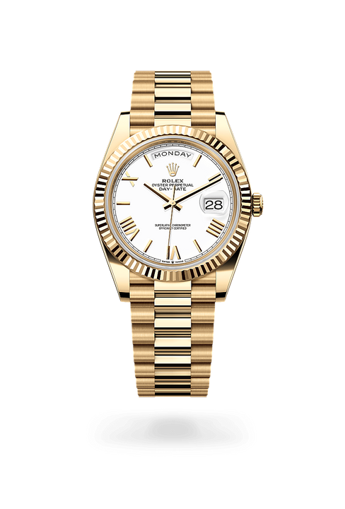 Rolex Day-Date in 18 ct yellow gold, M228238-0042 - Michael Jones Jeweller