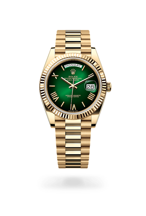 Rolex Day-Date in 18 ct yellow gold, M228238-0069 - Michael Jones Jeweller