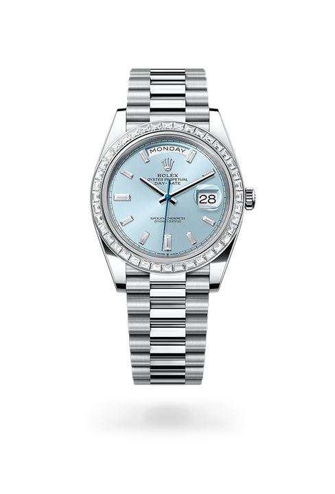 Rolex Day-Date in Platinum, M228396TBR-0002 - Michael Jones Jeweller