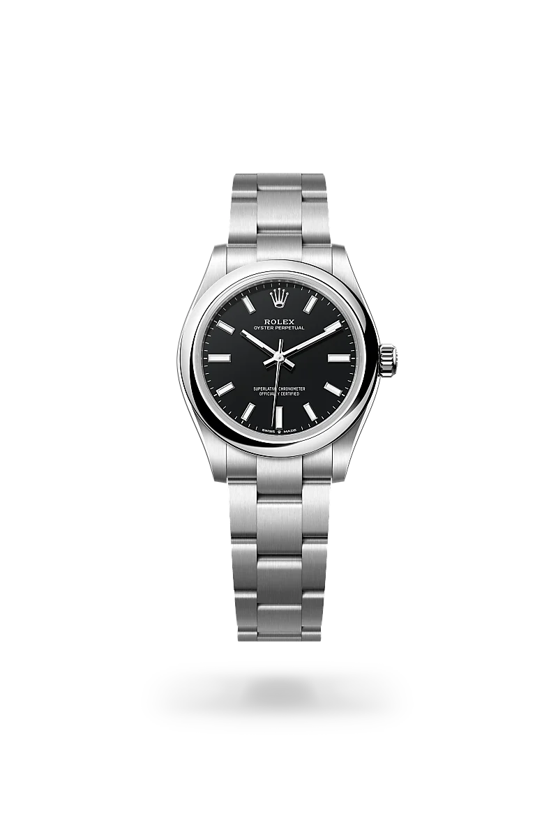 Rolex Oyster Perpetual in Oystersteel, M277200-0016 - Michael Jones Jeweller