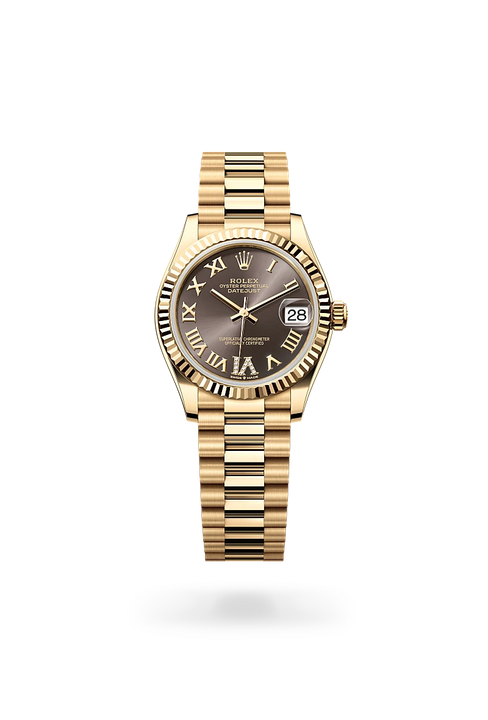 Rolex Datejust in 18 ct yellow gold, M278278-0032 - Michael Jones Jeweller