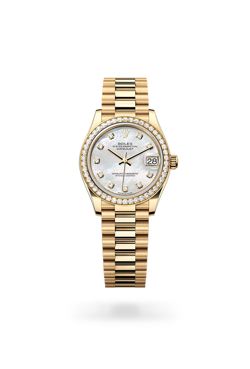 Rolex Datejust in 18 ct yellow gold, M278288RBR-0006 - Michael Jones Jeweller