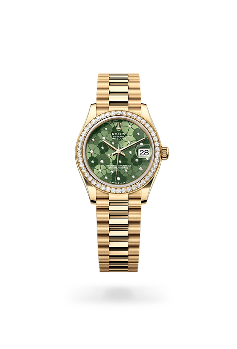 Rolex Datejust in 18 ct yellow gold, M278288RBR-0038 - Michael Jones Jeweller