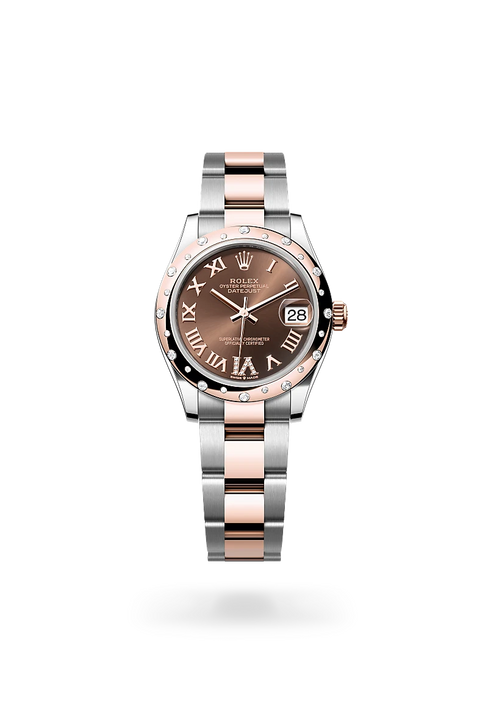Rolex Datejust in Everose Rolesor - combination of Oystersteel and Everose gold, M278341RBR-0003 - Michael Jones Jeweller