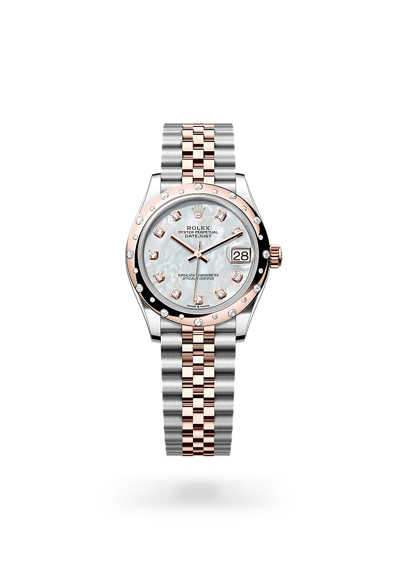 Rolex Datejust in Everose Rolesor - combination of Oystersteel and Everose gold, M278341RBR-0026 - Michael Jones Jeweller