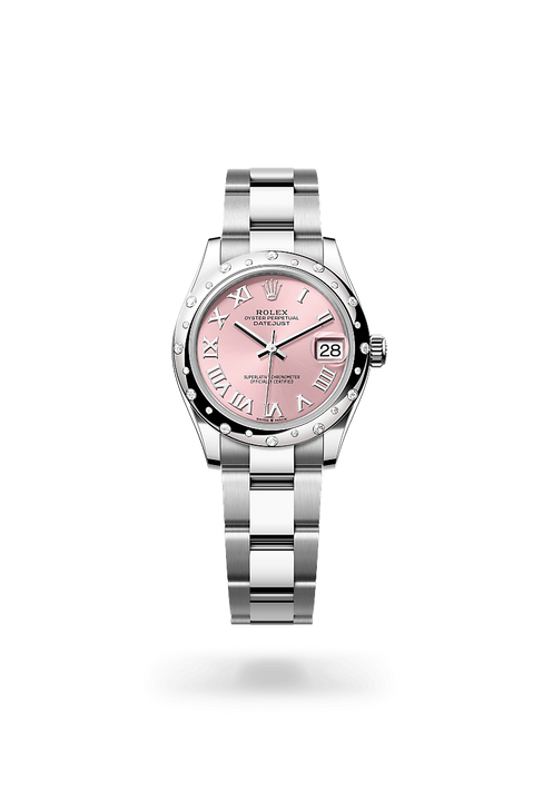 Rolex Datejust in White Rolesor - combination of Oystersteel and white gold, M278344RBR-0021 - Michael Jones Jeweller