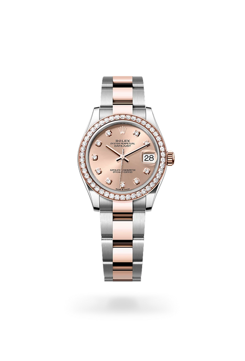 Rolex Datejust in Everose Rolesor - combination of Oystersteel and Everose gold, M278381RBR-0023 - Michael Jones Jeweller