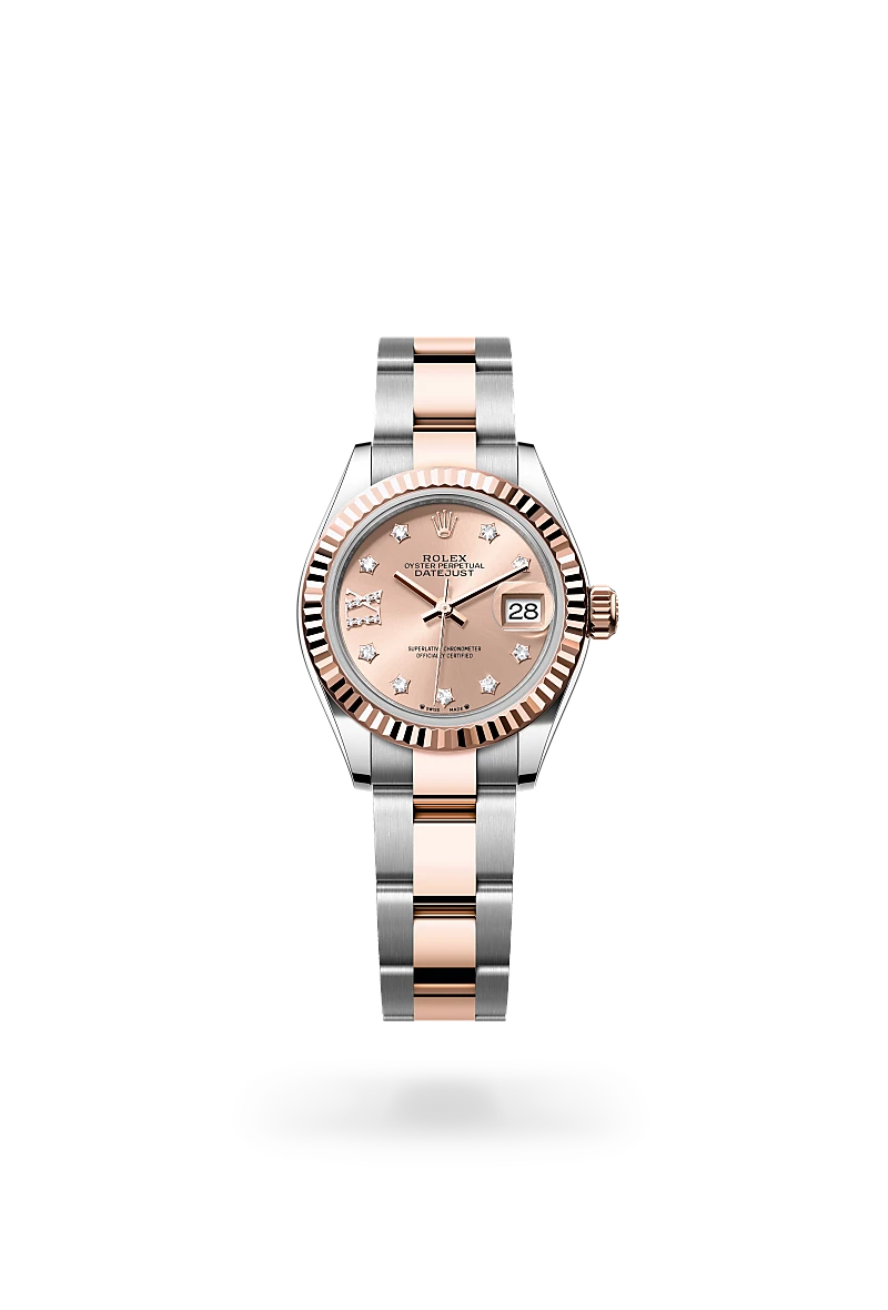 Rolex Lady-Datejust in Everose Rolesor - combination of Oystersteel and Everose gold, M279171-0028 - Michael Jones Jeweller