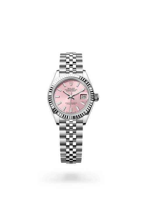 Rolex Lady-Datejust in White Rolesor - combination of Oystersteel and white gold, M279174-0001 - Michael Jones Jeweller