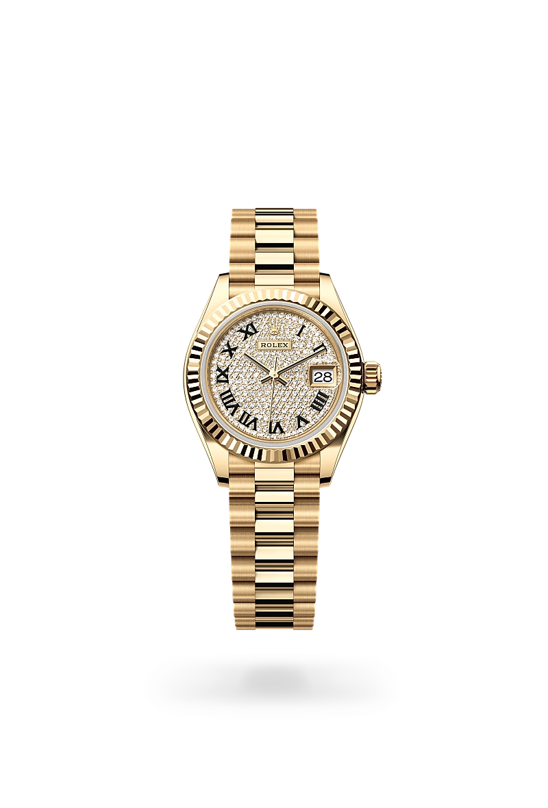Rolex Lady-Datejust in 18 ct yellow gold, M279178-0031 - Michael Jones Jeweller