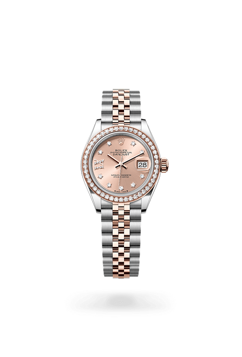 Rolex Lady-Datejust in Everose Rolesor - combination of Oystersteel and Everose gold, M279381RBR-0027 - Michael Jones Jeweller
