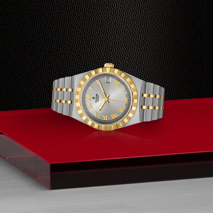 TUDOR Royal 34mm Yellow Gold and Steel Automatic Watch M28403-0001 - Michael Jones Jeweller