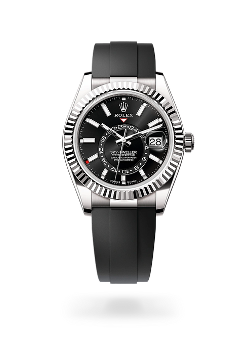 Rolex Sky-Dweller in 18 ct white gold, M336239-0002 - Michael Jones Jeweller