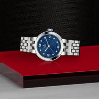 TUDOR Clair De Rose 34mm Stainless Steel Diamond Automatic Watch M35800-0010 - Michael Jones Jeweller