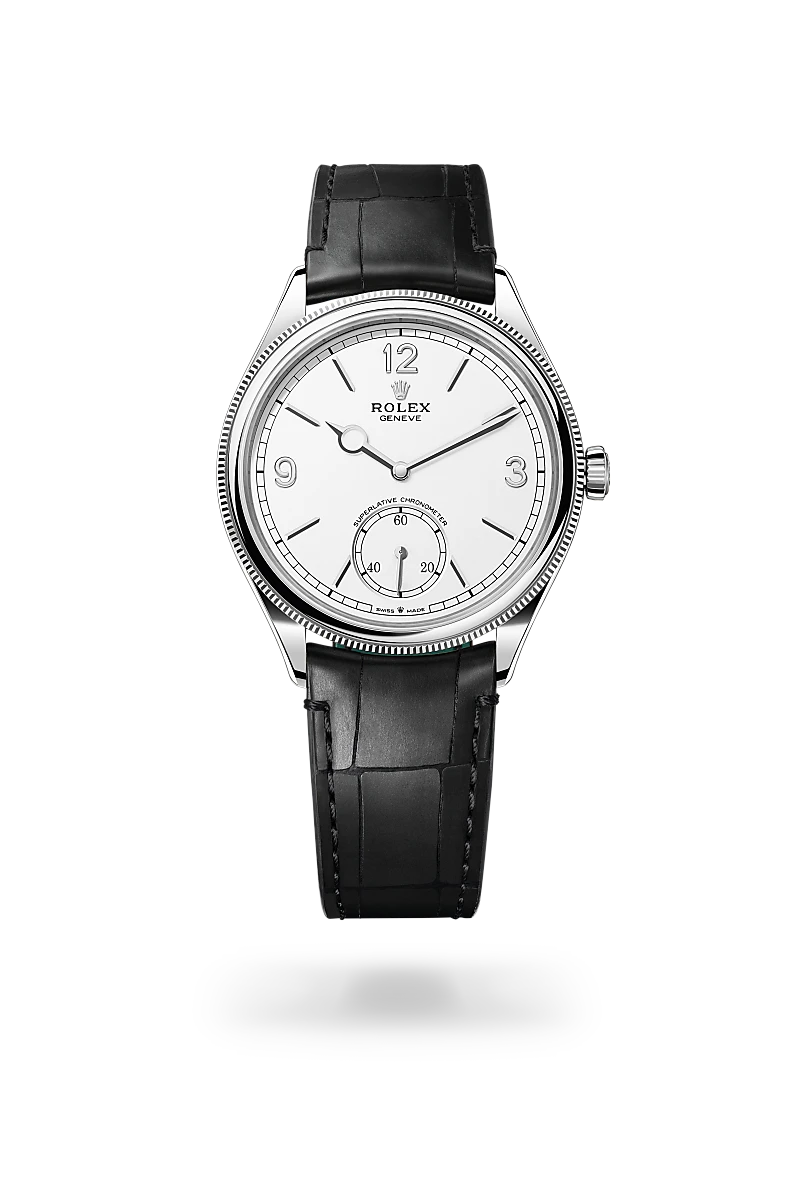 Rolex 1908 in 18 ct white gold, M52509-0005 - Michael Jones Jeweller