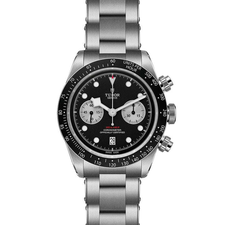 TUDOR Black Bay Chrono 41mm Chronometer Stainless Steel Automatic Watch M79360N-0001 - Michael Jones Jeweller