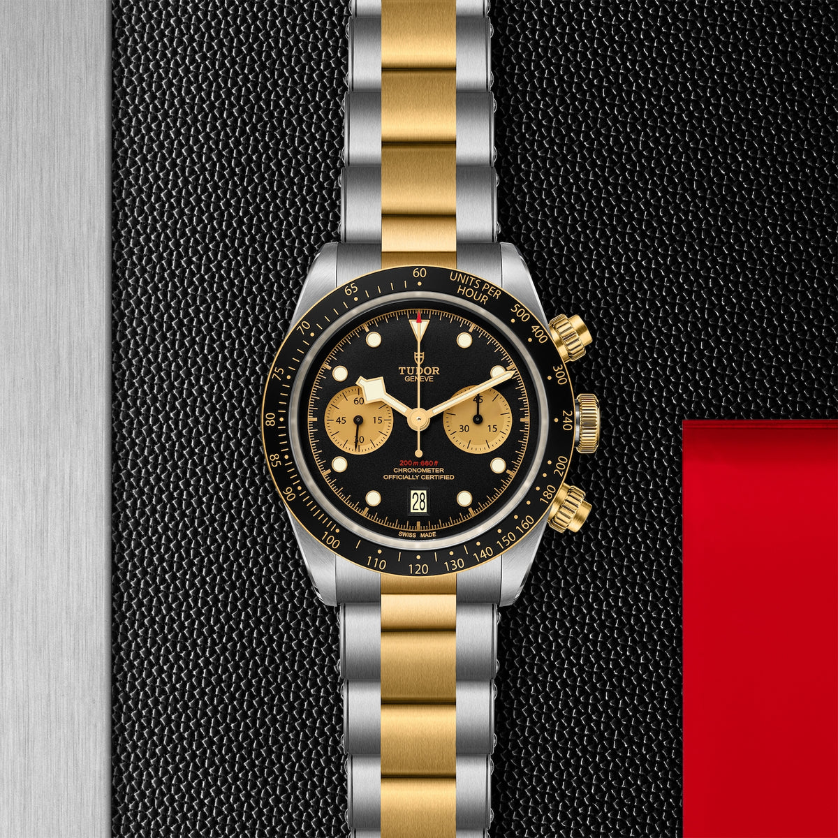 TUDOR Black Bay Chrono 41mm Chronometer Stainless Steel and Yellow Gold Automatic Watch M79363N-0001 - Michael Jones Jeweller