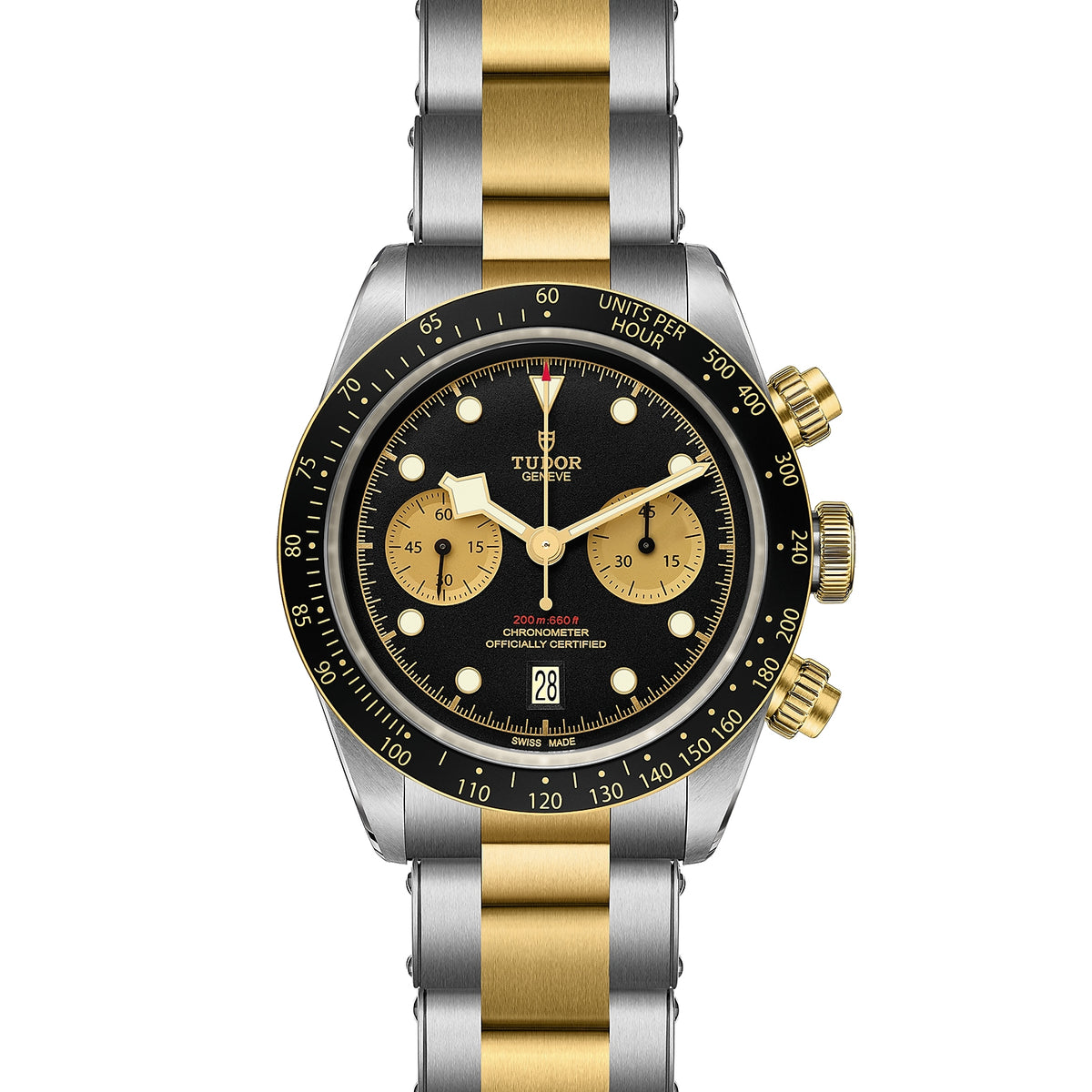 TUDOR Black Bay Chrono 41mm Chronometer Stainless Steel and Yellow Gold Automatic Watch M79363N-0001 - Michael Jones Jeweller
