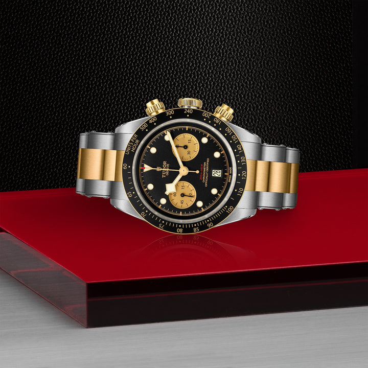 TUDOR Black Bay Chrono 41mm Chronometer Stainless Steel and Yellow Gold Automatic Watch M79363N-0001 - Michael Jones Jeweller