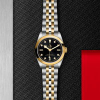 TUDOR Black Bay 31mm Chronometer Stainless Steel and Yellow Gold Diamond Automatic Watch M79603-0006 - Michael Jones Jeweller