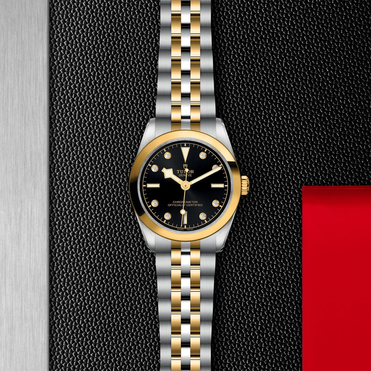 TUDOR Black Bay 31mm Chronometer Stainless Steel and Yellow Gold Diamond Automatic Watch M79603-0006 - Michael Jones Jeweller
