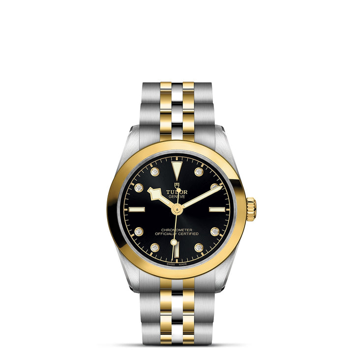 TUDOR Black Bay 31mm Chronometer Stainless Steel and Yellow Gold Diamond Automatic Watch M79603-0006 - Michael Jones Jeweller
