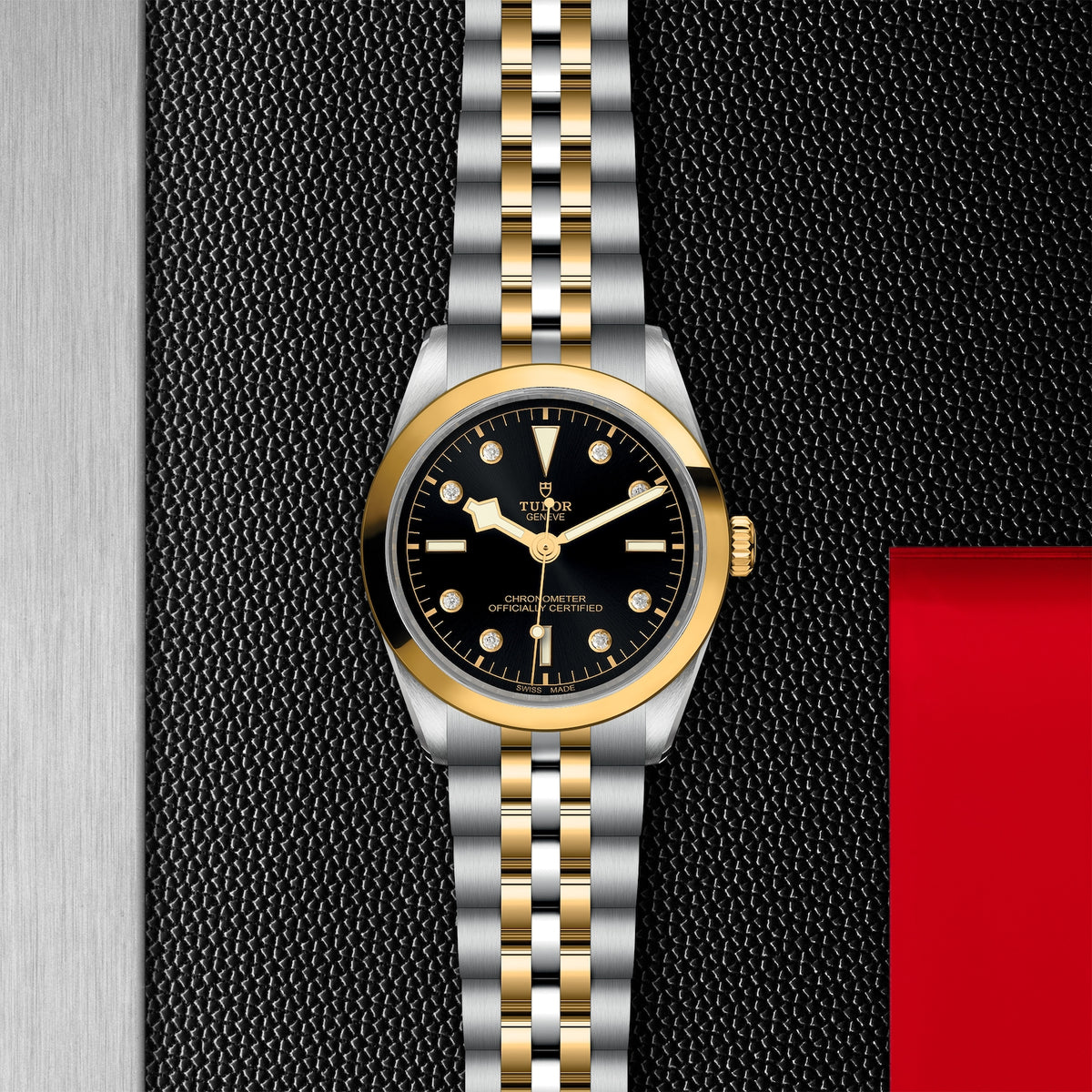 TUDOR Black Bay 36mm Chronometer Stainless Steel and Yellow Gold Diamond Automatic Watch M79643-0006 - Michael Jones Jeweller