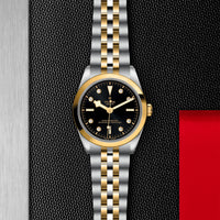TUDOR Black Bay 36mm Chronometer Stainless Steel and Yellow Gold Diamond Automatic Watch M79643-0006 - Michael Jones Jeweller