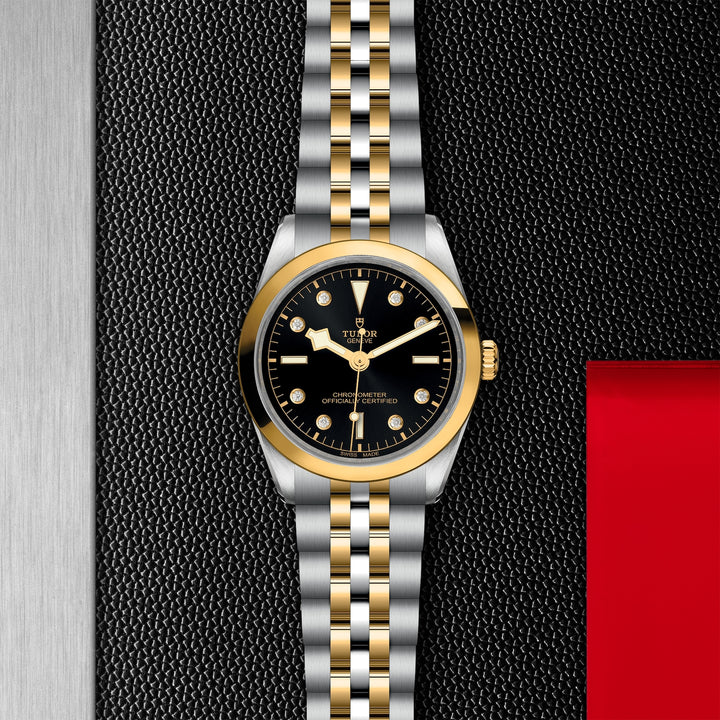 TUDOR Black Bay 36mm Chronometer Stainless Steel and Yellow Gold Diamond Automatic Watch M79643-0006 - Michael Jones Jeweller