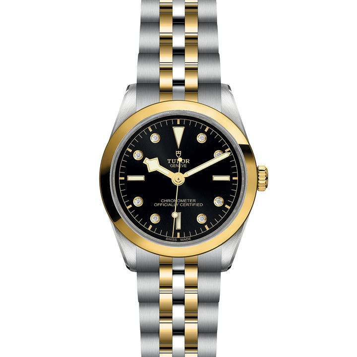 TUDOR Black Bay 36mm Chronometer Stainless Steel and Yellow Gold Diamond Automatic Watch M79643-0006 - Michael Jones Jeweller