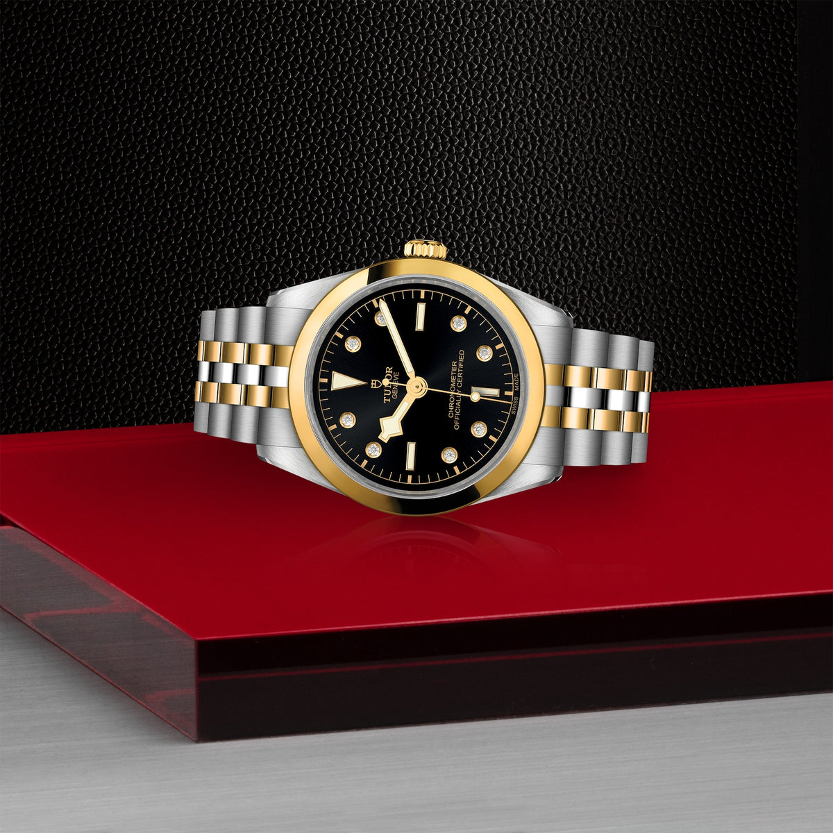 TUDOR Black Bay 36mm Chronometer Stainless Steel and Yellow Gold Diamond Automatic Watch M79643-0006 - Michael Jones Jeweller