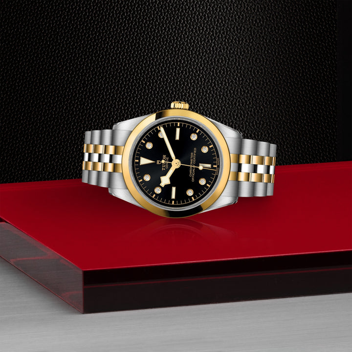 TUDOR Black Bay 36mm Chronometer Stainless Steel and Yellow Gold Diamond Automatic Watch M79643-0006 - Michael Jones Jeweller