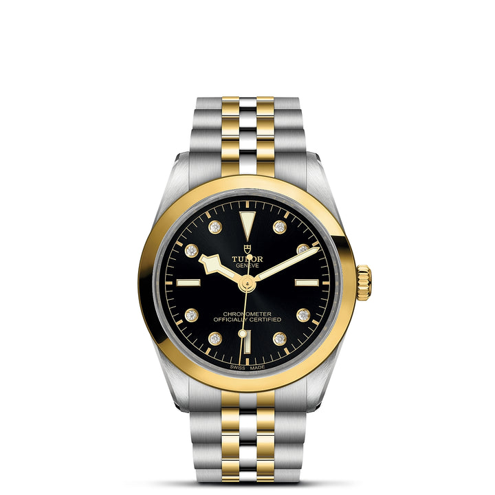 TUDOR Black Bay 36mm Chronometer Stainless Steel and Yellow Gold Diamond Automatic Watch M79643-0006 - Michael Jones Jeweller