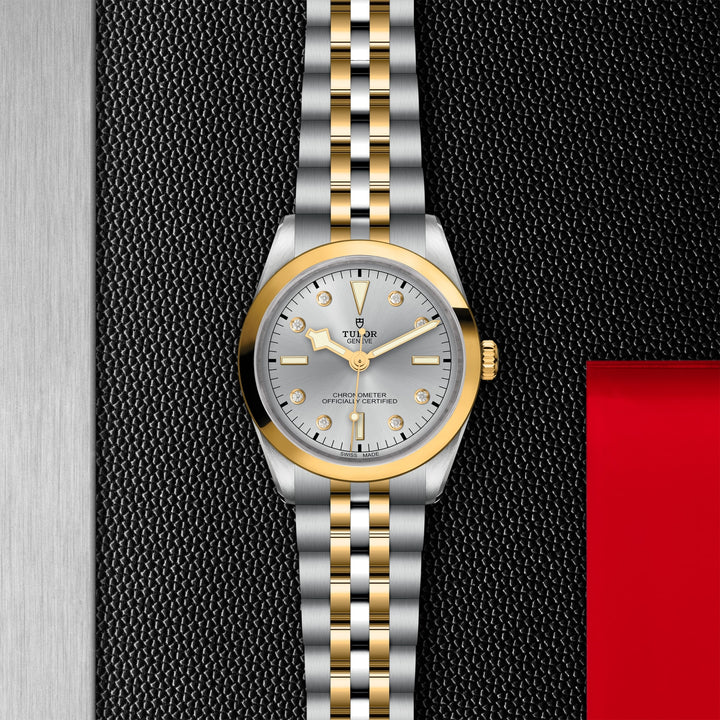 TUDOR Black Bay One 36mm Chronometer Stainless Steel and Yellow Gold Diamond Automatic Watch M79643-0007 - Michael Jones Jeweller