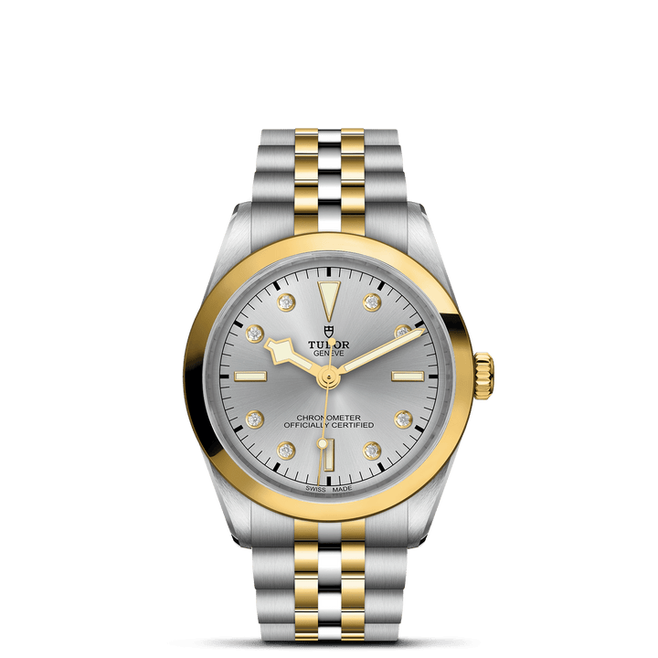 TUDOR Black Bay One 36mm Chronometer Stainless Steel and Yellow Gold Diamond Automatic Watch M79643-0007 - Michael Jones Jeweller