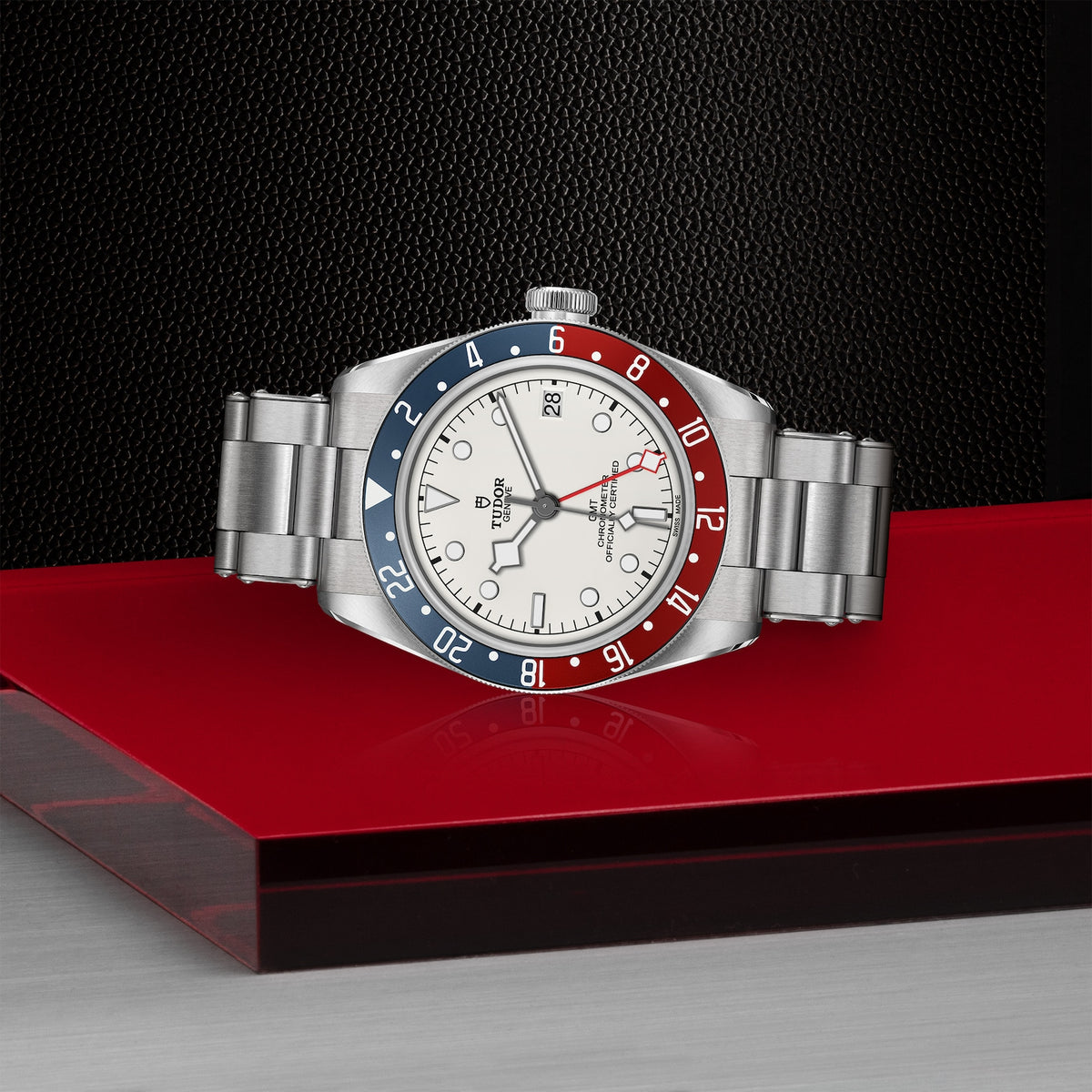 TUDOR Black Bay GMT 41mm Stainless Steel Chronometer Automatic Watch M79830RB-0010 - Michael Jones Jeweller