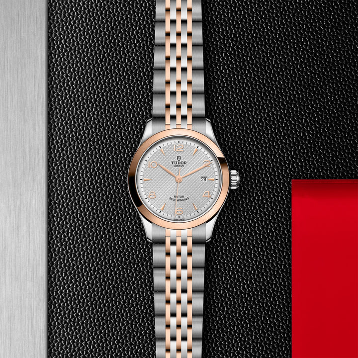 TUDOR 1926 28mm Steel and Rose Gold Automatic Watch M91351-0001 - Michael Jones Jeweller